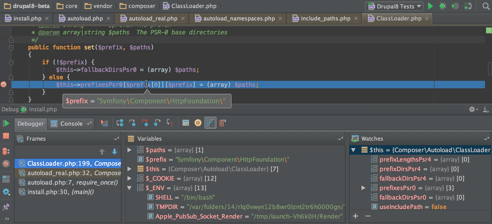 phpstorm debug